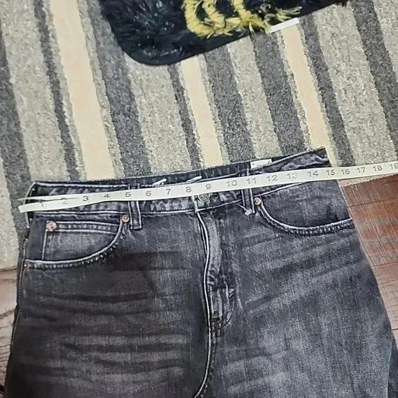 FREE People Bailey Denim Distressed Skirt. Size 27 - Picture 7 of 11
